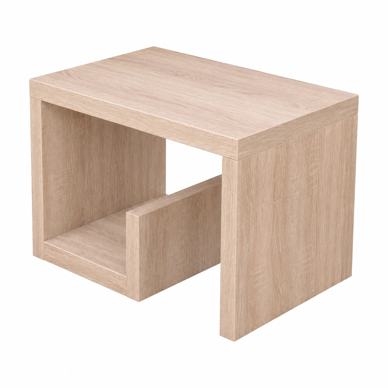 Moderner Couchtisch Gustav in Sonoma Eiche - 59x37x36cm
