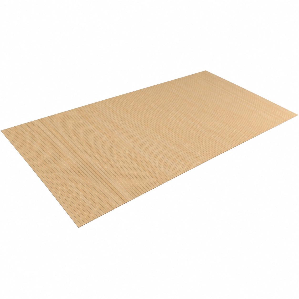 Natürlicher Bambusteppich, 75x240 cm, 17mm dick, ohne Bordüre, robustes Design