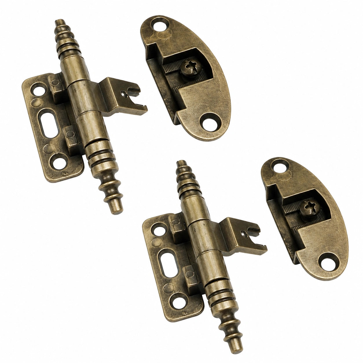 Antike BricoShopping® Türscharniere, Bronze, für klassische Holzmöbel
