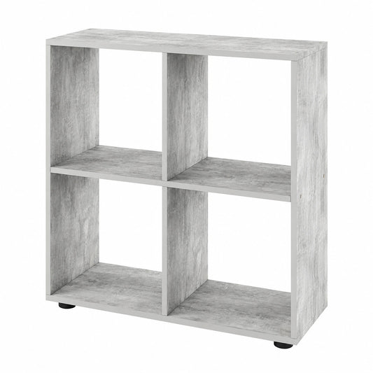 Vicco Bücherregal Tetra in Betonoptik, 72.6 x 72 cm, vielseitig nutzbar zur Deko und Aufbewahrung