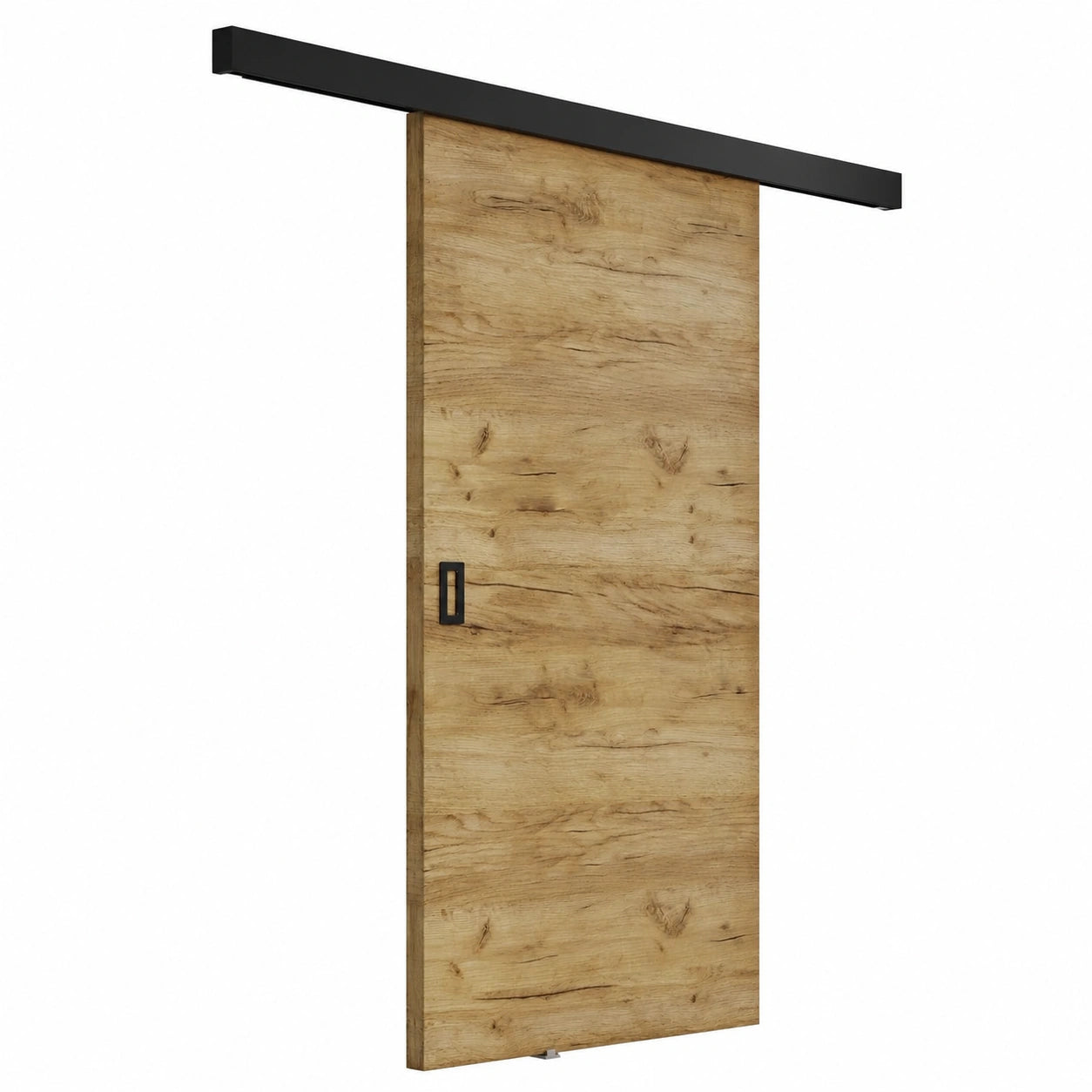 KIER FURNITURE Schiebetürset WERDI 90 – Modernes Wohnzimmertürset aus Eiche Sonoma, 96x205 cm