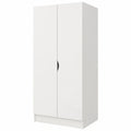Leomark Kinder Kleiderschrank Roma – Weißer Schwebetürenschrank mit UV-Druck, 70 x 42,5 x 161,5 cm