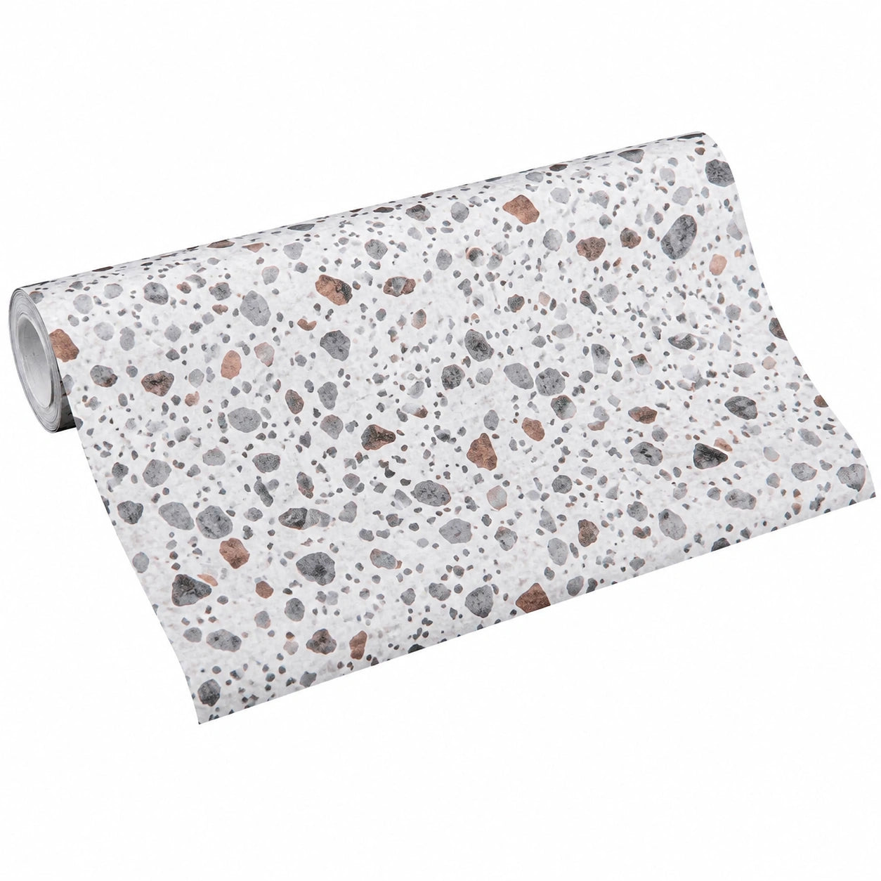 Selbstklebende Möbelfolie Terrazzo 45x200 cm - Waschbar & Umweltfreundlich für Küche, Möbel & Fensterbank